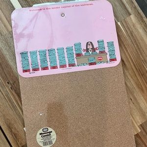 Cathy Comic Vintage 17” Cork Memo Board | Retro Wall Deco | Office Cork Board